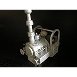 Emma, Jim Knopf und Lukas, der Lokomotivführer in Silber aus Holz