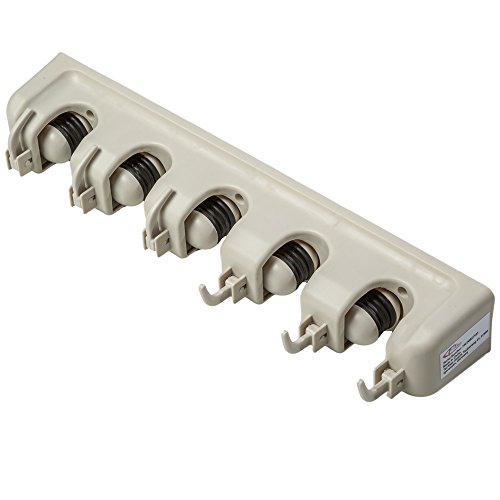 TecTake Gerätehalter mit bis zu 11 Plätzen Geräteleiste Wandhalterung 40,5x6x10,5cm – diverse Mengen – (2 Stück | Nr. 401819) - 2