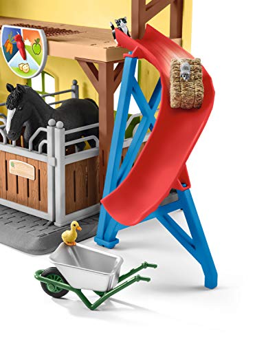 SCHLEICH 42485 Pferdestall Spielfigur, Mehrfarbig - 5