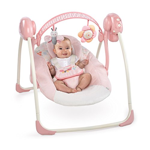 Ingenuity 60675 Soothe and Delight Portable Swing – Felicity Floral - 4