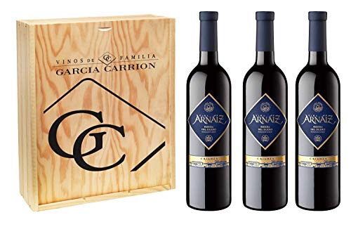 Viña Arnaiz Crianza D.O Ribera del Duero - Pack de 3 x 75 cl, Volumen de Alcohol 14%