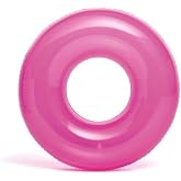 Intex 59260 Şeffaf Renkli Simit 76 cm, su sporları, plaj malzemesi, şişme &uuml;r&uuml;n, y&uuml;zme aksesuarı, kamp, dalış, g&uuml;venlik