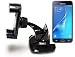 Produktbild kompakte Halterung Windschutzscheibe / Armaturenbrett für Samsung Galaxy J3 Duos (2016), schwarz | Autohalterung KFZ Halter Scheiben-Halterung Armaturenbrett-Halter - K-S-Trade (TM)
