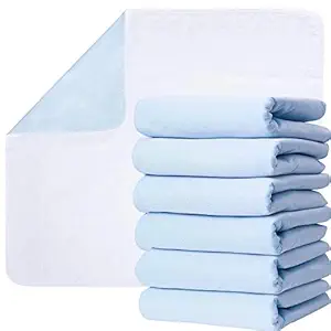 Washable Underpads, Pack of 6 Large Bed Pads, 30