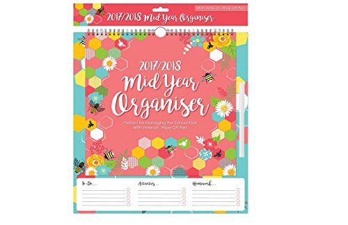 Download 2017 2018 Calendrier scolaire Agenda d'école-maison avec stylo 3933 Pink