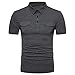 Produktbild Shangqi Herren Poloshirt Kurzarm Polohemd T-Shirt Polo-Shirt Pique Basic Herren T-Shirt Shirt Kurzarmshirt Poloshirt Polohemden Knopfleiste Slim Fit Performance Polo Shirt atmungsaktiv Shirt