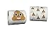 Produktbild Haufi® Toilettenpapier Klopapier mit Kackhaufen Emoji Aufdruck, 2 Stück