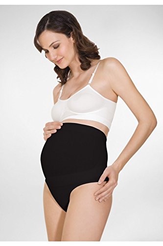 RelaxMaternity 5110 (Black, M) cotton thong pregnancy abdominal support