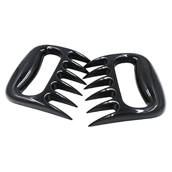 Artgear 2 Stcke Fleisch Krallen Fleischgabeln Brentatzen Grill Zerteilen Und Zerreien Bbq Meat Claws Grillset Fr Pulled Pork Kunststoff Vollmaterial Leichtere Reinigung Schwarz