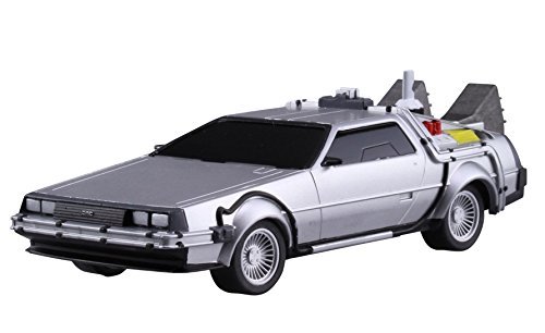 Modello Auto DELOREAN Kit Montaggio da RITORNO AL FUTURO Parte 2 Scala 1/43 10cm AOSHIMA Originale