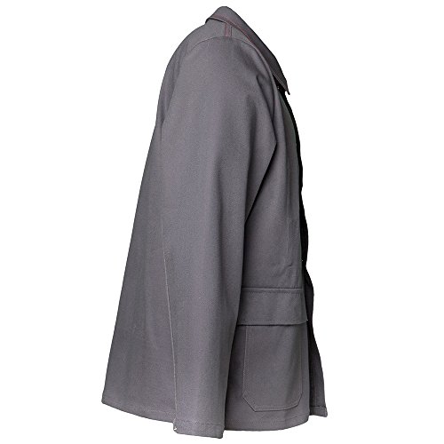 Planam Jacke „Hitze-/Schweißerschutz“, 360 g/m², Größe 52, grau, 1709052 - 3