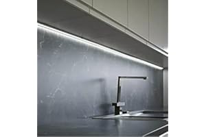 TECNO&LED TECNO &LED®- BARRA LED SOTTOPENSILE DIMMERABILE SU MISURA CON CHIP LED BIANCO (6000K FREDDA, 160 CM)