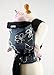 Palm and Pond Mei Tai Baby Sling - Grey White Design