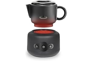 IMONS Espumador de leche, calentador de leche eléctrico automático y espumador de leche, apto para lavavajillas, vaporizador de leche y espuma, 4 modos para lattes, capuchinos, leche caliente, chocolate