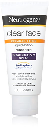 Neutrogena Clear Skin Sunscreen Lotion, SPF 55, 89 ml