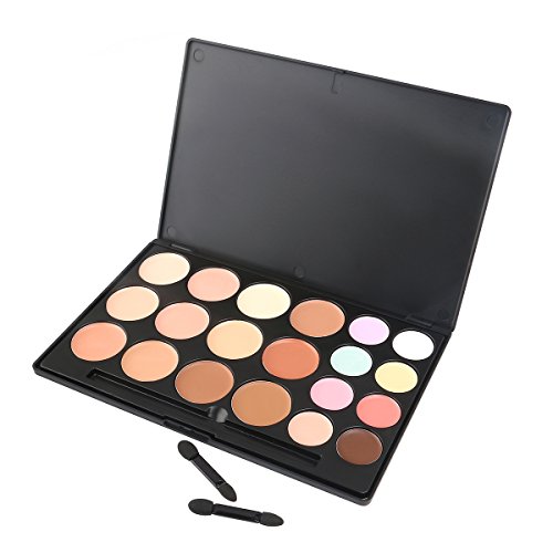 RUIMIO Konturen Palette Make Up Palette Hervorhebungen Cream Konturen Kit inkl. Blender und Pinsel – 20 Farben - 5