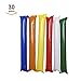 Produktbild Fun Fan Line - Bam Bam Thunder Aufblasbare Noisemakers Stick Sets Luftballon Lang Ballon Aufblasbar Cheer Sticks (10 x 60 cm) (30 paar, Mischen)