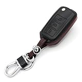 EINFACHE MONTAGE: Das Finest-Folia Leder Cover wird einfach über den vorhandenen Schlüssel geschoben.