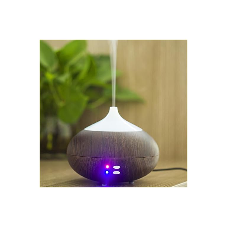 Pro Breeze® Vase Aroma Diffuser Humidifier with 2 Interchangeable Tops