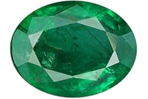 LMDPRAJAPATIS 4.25 Ratti Natural AA++ Quality Certified Emerald Panna Green Loose Gemstone