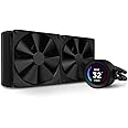 NZXT Kraken 280mm AIO CPU Liquid Cooler with Customizable LCD Display, High-Performance Pump, and 2x F140P Fans