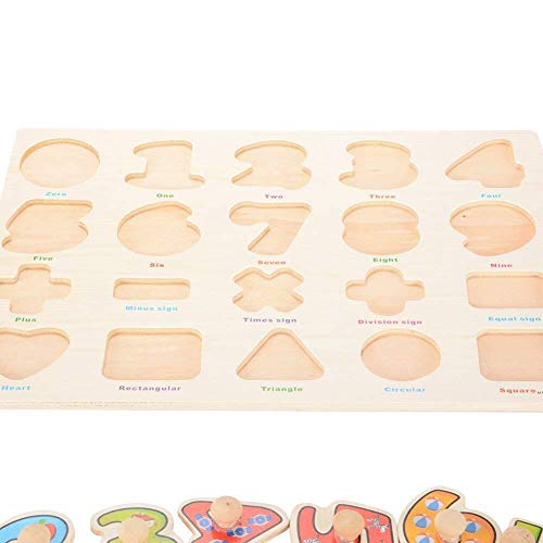 Preisvergleich Produktbild Pädagogisches Holzspielzeug, Lernspiele, Magnetisch, Magnetbuchstaben Kinderpuzzle, Magnettafel kinder, Tolles Geschenk für Junge Mädchen ab 3 4 5 Jahre