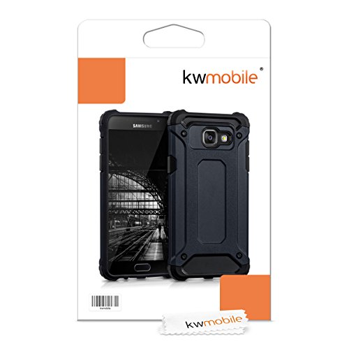 kwmobile Funda para Samsung Galaxy A5 2016 - Carcasa h brida de TPU con dise o Transformer en Azul Oscuro Negro reviews kwmobile Funda para Samsung Galaxy A5 2016 - Carcasa h brida de TPU con dise o Transformer en Azul Oscuro Negro