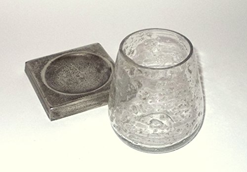 PTMD Windlicht ‚Stone Glas‘ 18 cm - 2