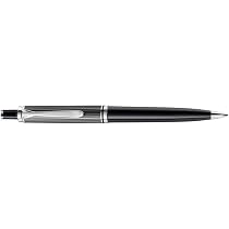 Pelikan Souverän Stresemann K405 Druckkugelschreiber – Gestreift, Palladium, In Faltschachtel
