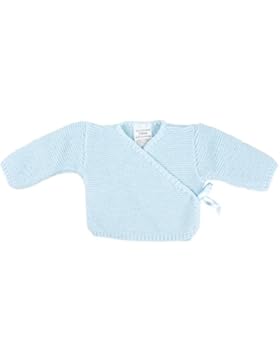 Baby Strick-Jäckchen Wickeljacke Gr. 50-56 und 56-62 Beige, Rosa, Blau oder Weiß