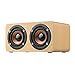 Produktbild Kabellos Bluetooth 4.2 Lautsprecher,elecfan Boxen Aus Premium Holz, Outdoor Extra Bass Wireless Speakers Musik Palyer Musik Sound Box für PC Computer Handy Fernseher MP3 MP4 - Helles Holz