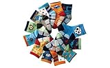 Baby Infant Toddler Cotton Socks Packs of 12 - PIRATES BUGS CARS Age 6 9 12 18 24 Months ANTI SLIP (ONE SIZE)
