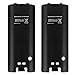 Produktbild Hokyzam 2x Wii Batteries, WL01 2800mAh Hohe Kapazität wiederaufladbar Batterie Pack Akkus für Wii Remote Controller Schwarz