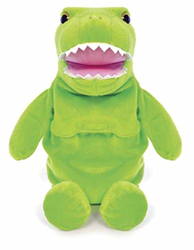 Kids Novelty Soft Padded Fleece Covered Hotwater Bottle - Dino