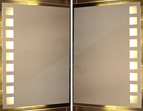 LED Badspiegel 50 x 70 cm Spiegel mit Beleuchtung RECHTS Bad Spiegel- GH-667975-1-W57-RECHTS – warm – weiß - 4