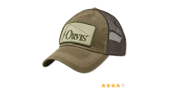 Orvis Bent Rod Waxed Trucker Cap 1 sze 
