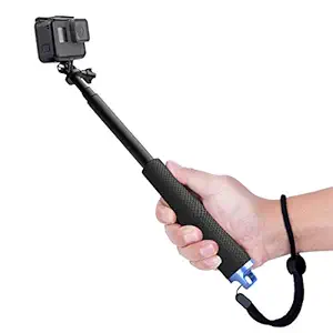 YANTRALAY SCHOOL OF GADGETS 19 Inch Extendable Hand Grip Waterproof Monopod Selfie Stick for Action Cameras Compatible with GoPro Hero 7/6/5, SJCAM, Eken, Yi