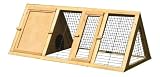 BUNNY BUSINESS Spitzer Laufstall mit Gehäuse, für Kaninchen°/°Meerschweinchen, 1,20°m