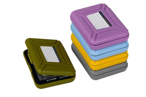 5 X ORICO PHX-35 Plastik Schutzhüllen für 8.9 cm 3,5 Zoll Festplatten Festplattengehäuse HDD Festplatten-Gehäuse / Enclosure Festplatte Schutztasche (Grau+Lila+Gelb+Blau+Grün) - 4