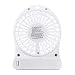 Produktbild Mifeer tragbarer Mini-USB-Ventilator, wiederaufladbar, tragbarer LED-Lichtventilator, USB-Ventilator, dritte Windbatterie Nicht im Lieferumfang enthalten