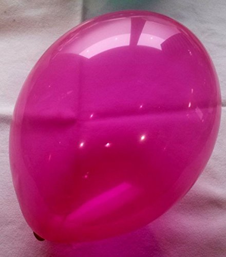 25 Luftballons kristall fuchsia Qualitätsballons Ø ca. 27cm B85 (Standardgröße)