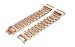 Produktbild TWIFER Luxus Kristall Edelstahl Metall Armband Armband für Fitbit Charge 2 Ersatzarmband (135-235MM, Roségold)