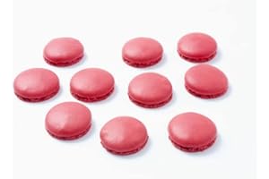 SWEETART GERMANY Macarons rot 48 Stk. bereits fertig gebacken, zum selbst befüllen