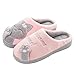 Produktbild Tukistore Niedliche Cartoon Kätzchen Plüsch Pantoffeln Rutschfeste weiche Baumwolle Hausschuhe Draußen drinnen Wärme Slippers für Damen Herren