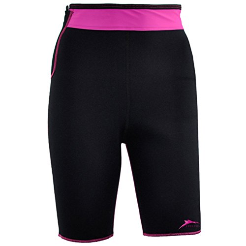 Damen kurze Radlerhose mit Wärme-Effekt (Schwitzhose) - aus Neopren mit Biokeramik Fasern, von Delfin Spa