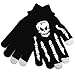 Produktbild BESTOYARD Halloween Skull Handschuhe Winter Warme Handschuhe Touchscreen Handschuhe Winddicht Sport Handschuhe für Reiten Radfahren Bergsteigen Skifahren