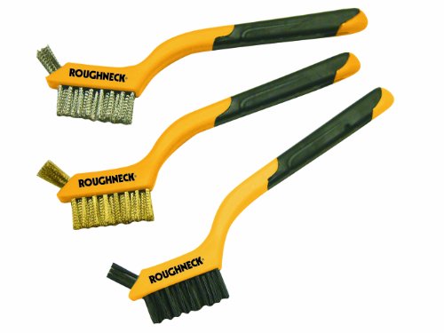 ROUGHNECK Mini Wire Brush Set Of 3