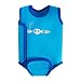 SwimBest Baby Wetsuit / Baby warmer wrap / Girls & Boys - 0-6 , 6-12 & 12-24 months (Blue Fish, 0-6 months)