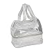 Bagathon India Transparent Nylon Vanity Bag [Silver] RS.349.00