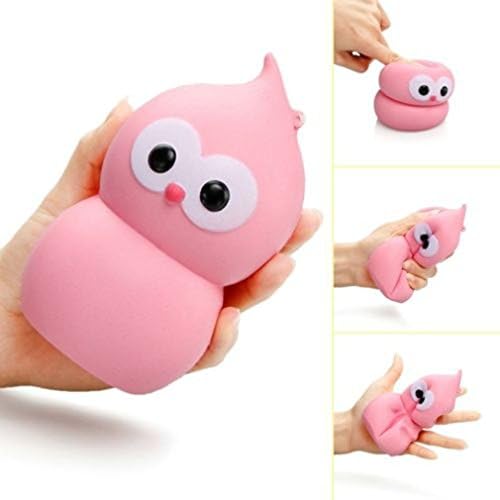 Lalang Cute Birds Squishy Toys Slow Rising Toy Stress Relief Squeeze Toys (big pink)